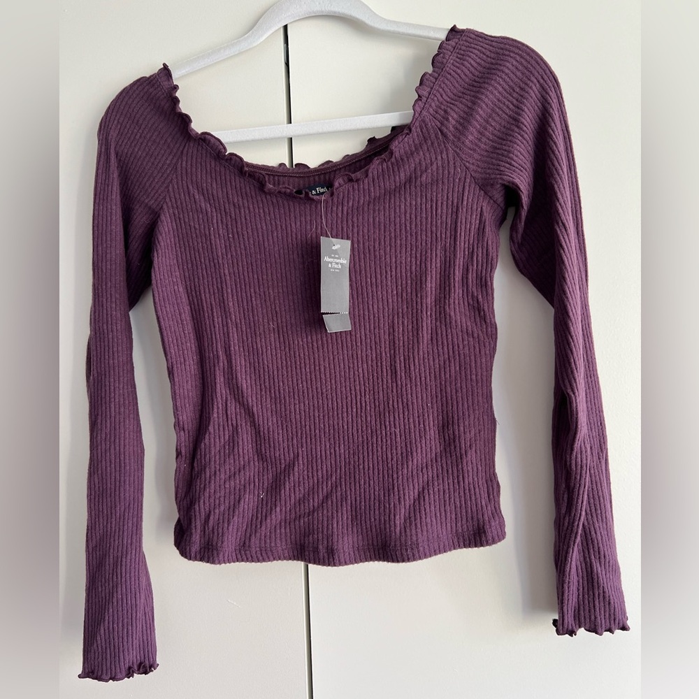 Abercrombie Off Shoulder Shirt